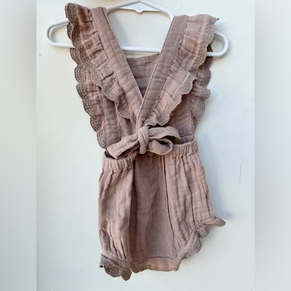 Jamie Kay organic muslin Lace Indie Playsuit - Picture 2 of 5